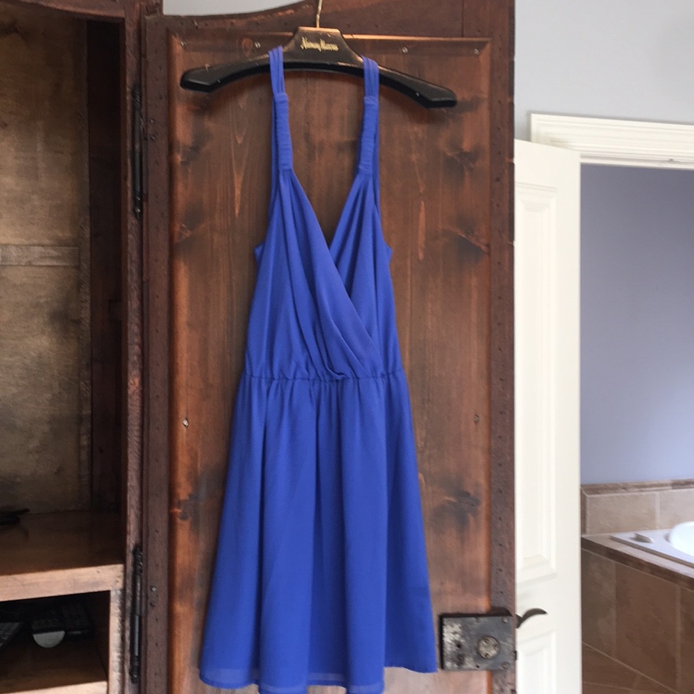 Beautiful cobalt blue strappy dress